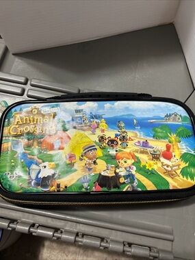 Portable Game Case - Colorful Beach Design